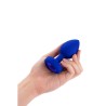 Vibrador B-Vibe Vibrating Jewel Azul marino L/XL