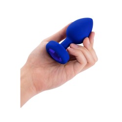 Vibrador B-Vibe Vibrating Jewel Azul marino L/XL