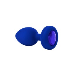 Vibrador B-Vibe Vibrating Jewel Azul marino L/XL