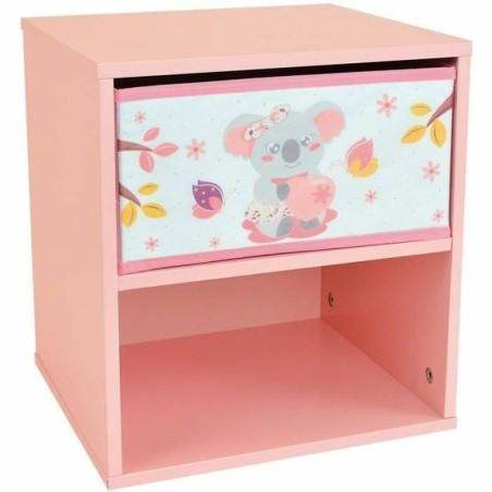 Mesita de Noche Fun House CALLY MIMI KOALA Rosa 36 x 33 x 30 cm