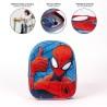 Mochila Infantil 3D Spider-Man Rojo Azul 25 x 31 x 10 cm