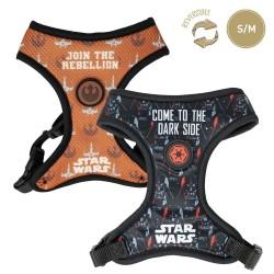 Arnés para Perro Star Wars Reversible Negro S