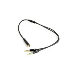 Cable Audio Jack (3,5 mm) Divisor GEMBIRD CCA-418M 20 cm