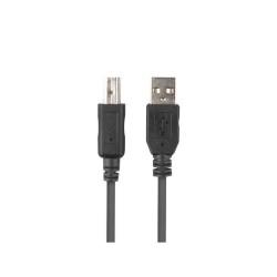 Cable USB A a USB B Lanberg CA-USBA-15CU-0010-BK Negro 1 m