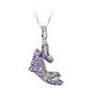 Charm Mujer Glamour GS2-19  Morado (4 cm)