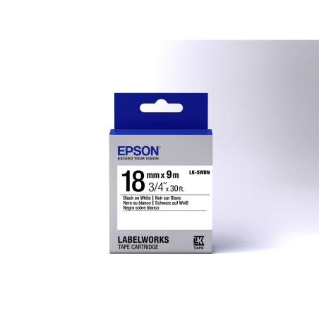 Etiquetas para Impresora Epson C53S655006 Negro Negro/Blanco