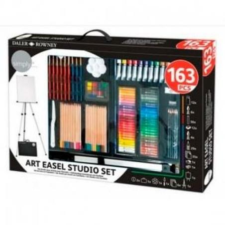 Set de pintura Daler Rowney Art Easel Studio 163 Piezas