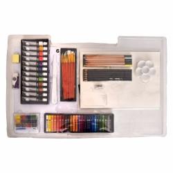 Set de pintura Daler Rowney Art Easel Studio 163 Piezas