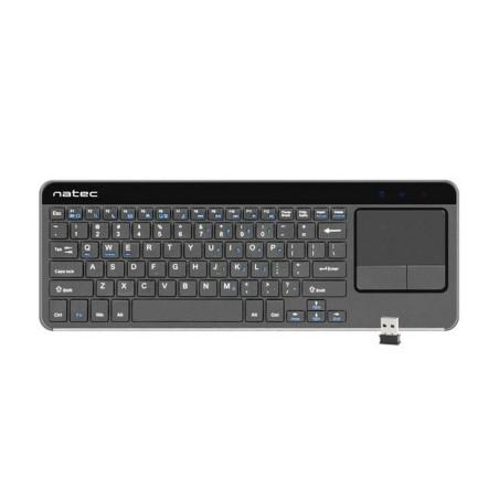 Teclado Natec NKL-0968 Negro Gris Negro/Plateado Inglés EEUU QWERTY