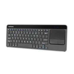 Teclado Natec NKL-0968 Negro Gris Negro/Plateado Inglés EEUU QWERTY