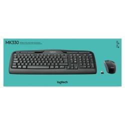 Teclado y Ratón Logitech Wireless Combo MK330 Negro Qwerty US