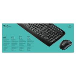 Teclado y Ratón Logitech Wireless Combo MK330 Negro Qwerty US