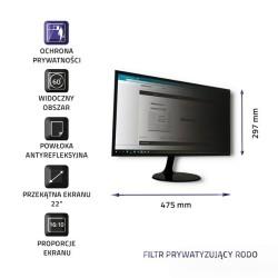 Filtro de Privacidad para Monitor Qoltec 51056