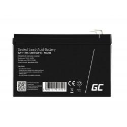 Batería para SAI Green Cell AGM08 1400 mAh 12 V