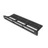 Patch Panel 24 Puertos UTP Categoría 5e Lanberg PPKS-1124-B