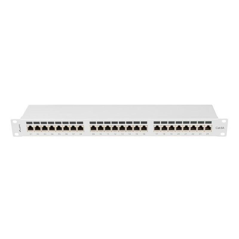 Patch Panel 24 Puertos UTP Categoría 5e Lanberg PPSA-1024-S