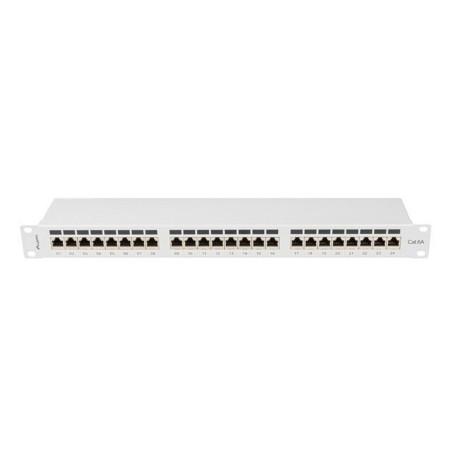 Patch Panel 24 Puertos UTP Categoría 5e Lanberg PPSA-1024-S