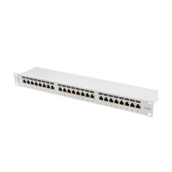 Patch Panel 24 Puertos UTP Categoría 5e Lanberg PPSA-1024-S