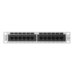 Patch Panel 12 Puertos UTP Categoría 5e Lanberg PPU5-9012-S