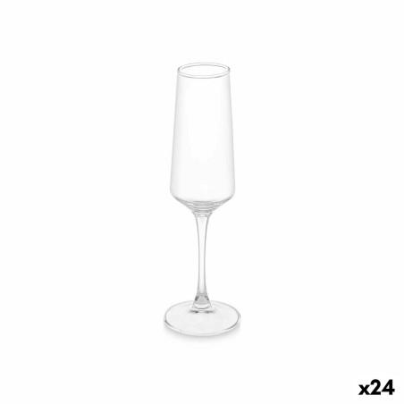 Copa de champán Transparente Vidrio 250 ml (24 Unidades)