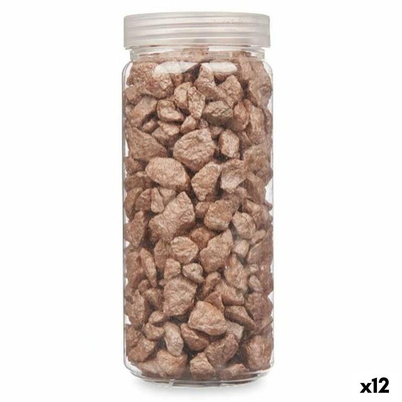 Piedras Decorativas Marrón 10 - 20 mm 700 g (12 Unidades)