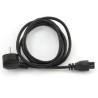 Cable de Alimentación GEMBIRD PC-186-ML12-3M Negro CEE7/7 C5 3 m