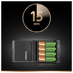 Cargador + Pilas Recargables DURACELL CEF27 2 x AA + 2 x AAA 1700 mAh 750 mAh (1 unidad)