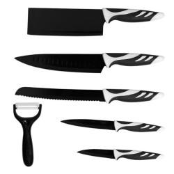 Cuchillo de Mesa Bravissima Kitchen Cuchillos Swiss Chef 6 Piezas Acero Inoxidable