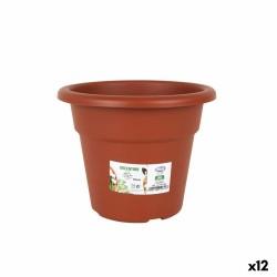 Maceta Dem Greentime Redonda Marrón ø 18 x 14,6 cm (12 Unidades)