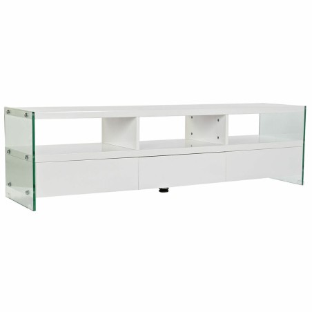 Mueble de TV DKD Home Decor Blanco Cristal MDF (160 x 45 x 40 cm)