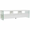 Mueble de TV DKD Home Decor Blanco Cristal MDF (160 x 45 x 40 cm)