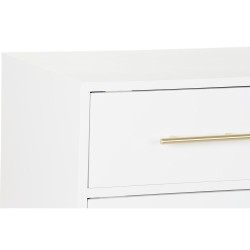 Mueble de TV DKD Home Decor Blanco Metal MDF (140 x 52 x 40 cm)