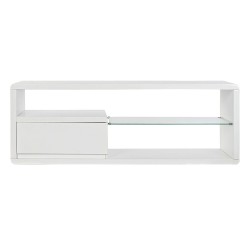 Mueble de TV DKD Home Decor Blanco Cristal 140 x 40 x 50 cm Madera MDF