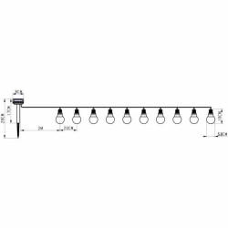 Guirnalda de Luces LED Galix Solar