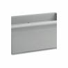 Maceta Mediterraneo Rectangular Gris Plástico 80 cm