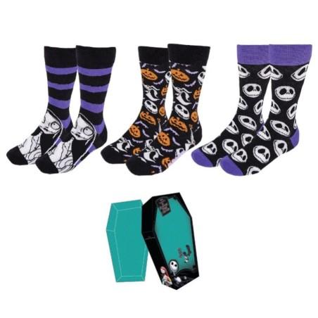 Calcetines The Nightmare Before Christmas 3 Piezas Multicolor 40-46