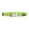 Collar para Perro Red Dingo STYLE MONKEY LIME GREEN 41-63 cm