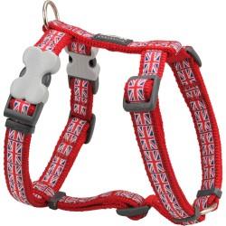 Arnés para Perro Red Dingo STYLE UNION JACK FLAG 45-66 cm Rojo 36-59 cm