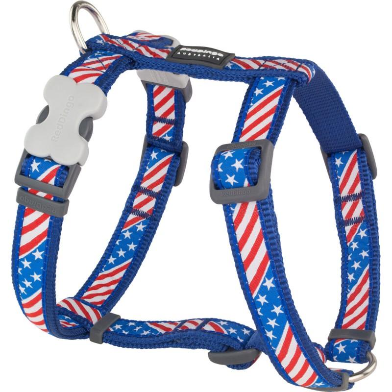 Arnés para Perro Red Dingo STYLE US FLAG 36-54 cm 30-48 cm