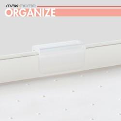 Organizador para Armario de Cocina Max Home Blanco 2 Estantes 2 Unidades 37,5 x 25,5 x 19 cm