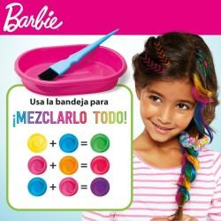 Set de Peluquería Barbie Rainbow Tie 15,5 x 10,5 x 2,5 cm Cabello con mechas Multicolor