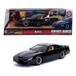 Coche Hollywood Rides Simba Kitt Knight Rider 1:24 Negro