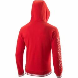 Sudadera con Capucha Hombre Wilson Team II Rojo