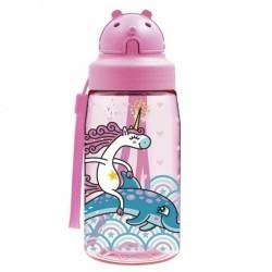 Botella de Agua Laken OBY Jumping Rosa (0,45 L)