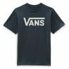 Camiseta de Manga Corta Infantil Vans Classic Azul oscuro