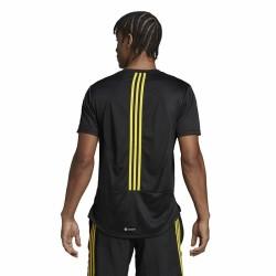 Camiseta de Manga Corta Hombre Adidas Aeroready HIIT Back Negro