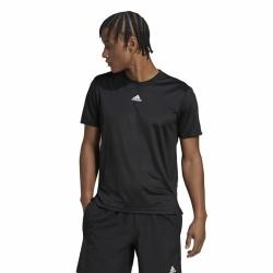 Camiseta de Manga Corta Hombre Adidas Aeroready HIIT Back Negro