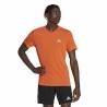 Camiseta de Manga Corta Hombre Adidas X-City Naranja