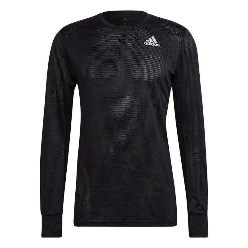 Camiseta de Manga Larga Hombre Adidas Own The Run Negro