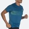 Camiseta de Manga Corta Hombre Brooks Atmosphere  2.0 Cian